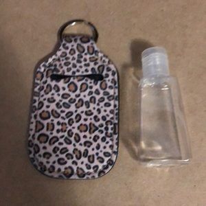 Hand sanitizer keychain